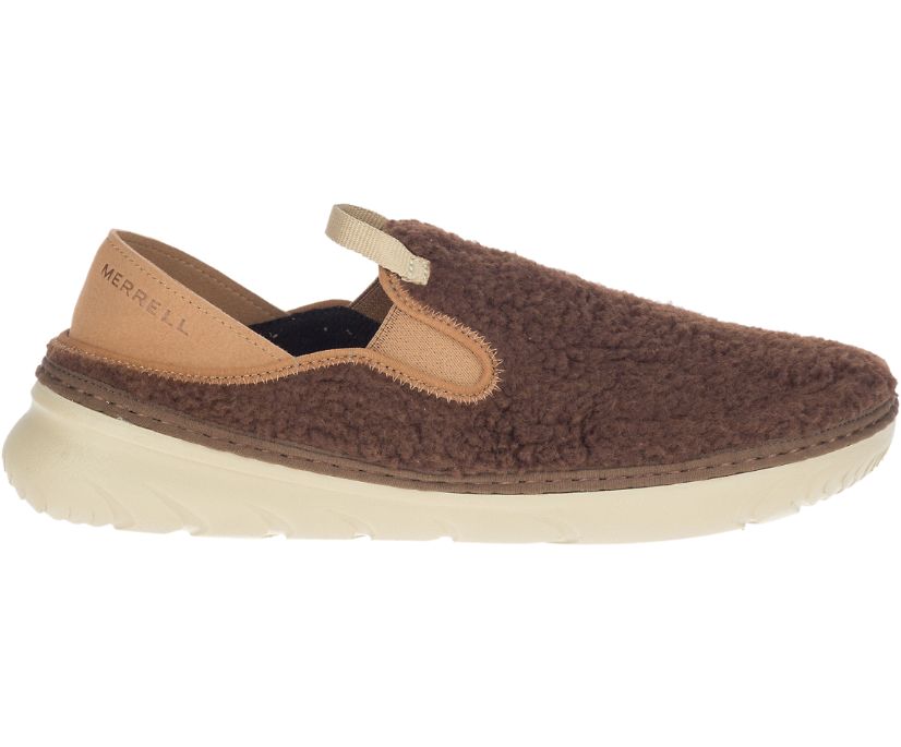 Buty Merrell Hut Moc Cocoa - Slip Ons Męskie Merrell - Kawa [GFIOT-5632]